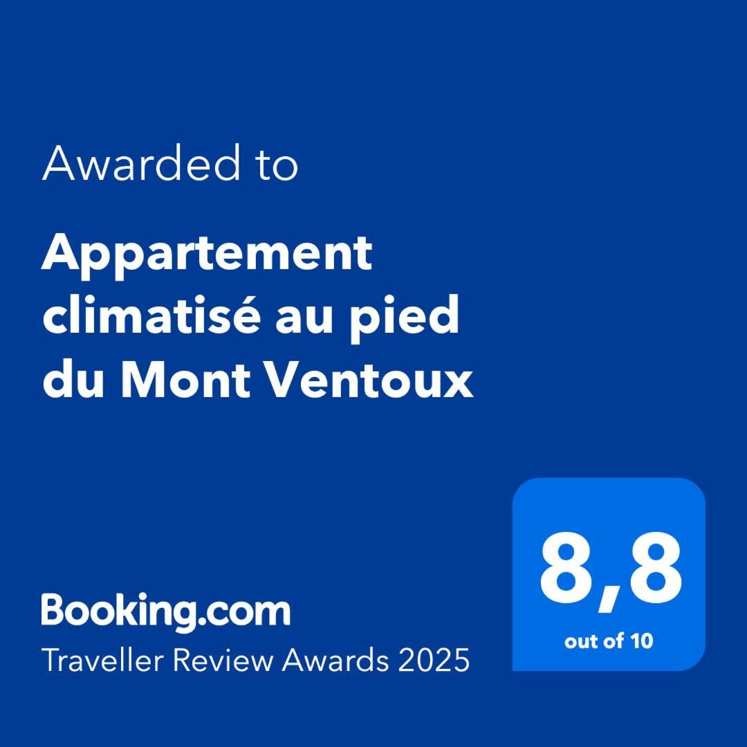 Appartement Climatise Au Pied Du Mont Ventoux Malemort-du-Comtat Eksteriør billede